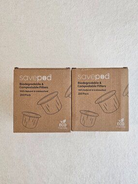 Savepod Biodegradable & Compostable Coffee Filters